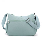 Sac bandoulière femme multipoches en tissu Oxford déperlant