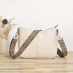 Sac bandoulière femme en similicuir, lanière réglable