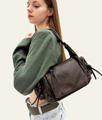 Sac bandoulière femme en similicuir délavé, treize coloris