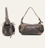 Sac bandoulière femme en similicuir délavé, treize coloris
