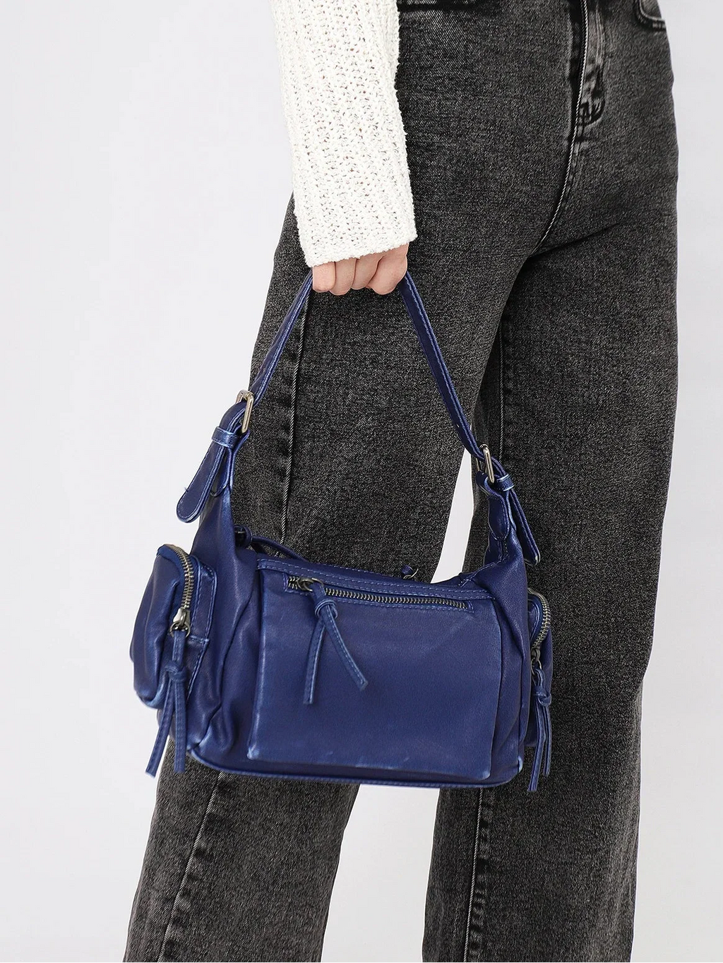 Sac bandoulière femme en similicuir délavé, treize coloris
