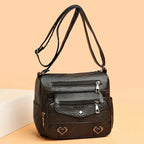 Sac bandoulière vintage femme, inscription Love, sept coloris