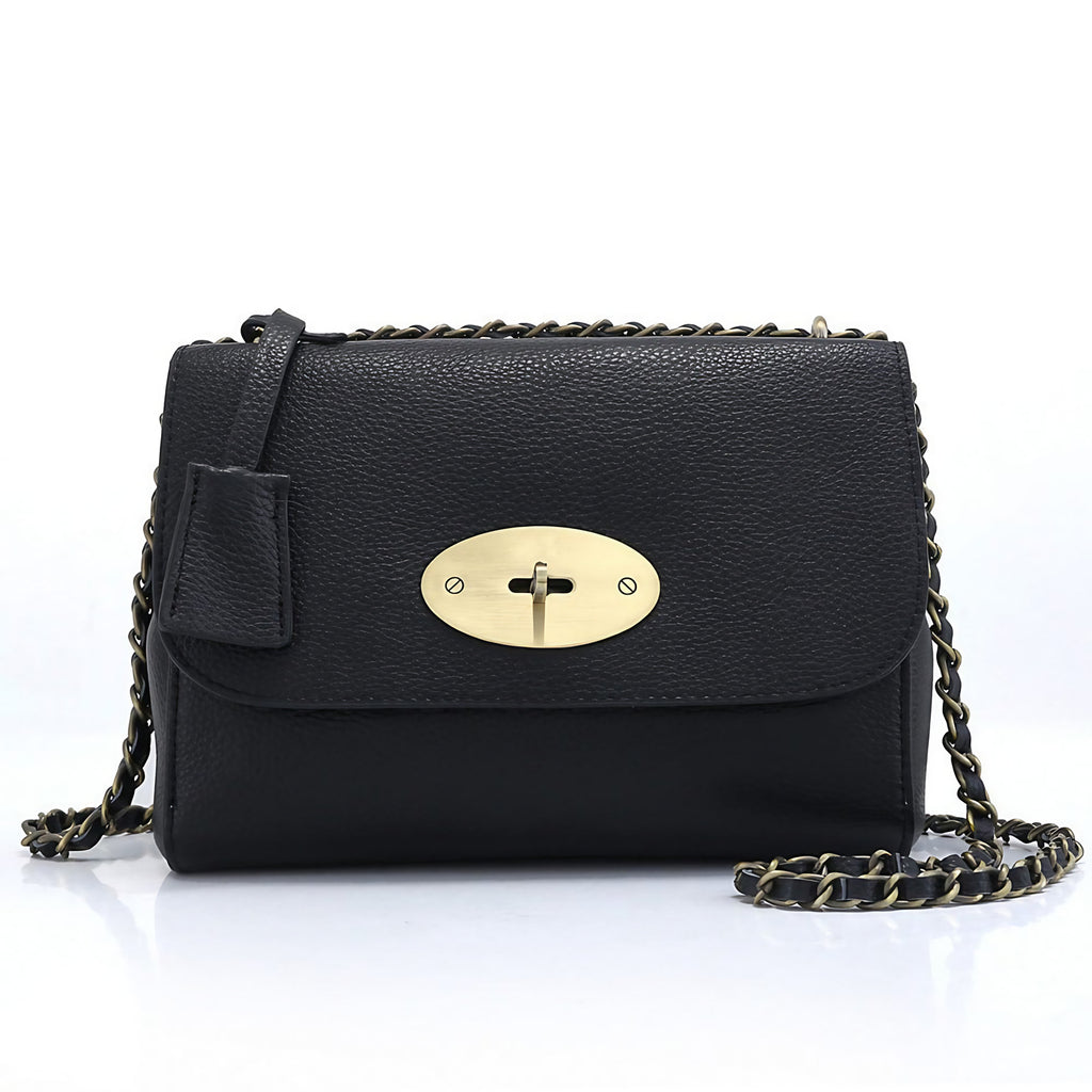 Petit sac bandoulière femme à chaîne et paillettes, six coloris, noir