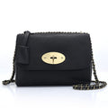 Petit sac bandoulière femme à chaîne et paillettes, six coloris, noir