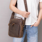 Sacoche homme à bandoulière, poche intérieure zippée