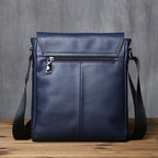 Sac bandoulière homme en cuir 25 x 29 cm, poches intérieures