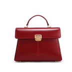 Petit sac bandoulière femme en cuir, cinq coloris dont ivoire, rouge