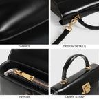 Petit sac bandoulière femme en cuir, cinq coloris dont ivoire