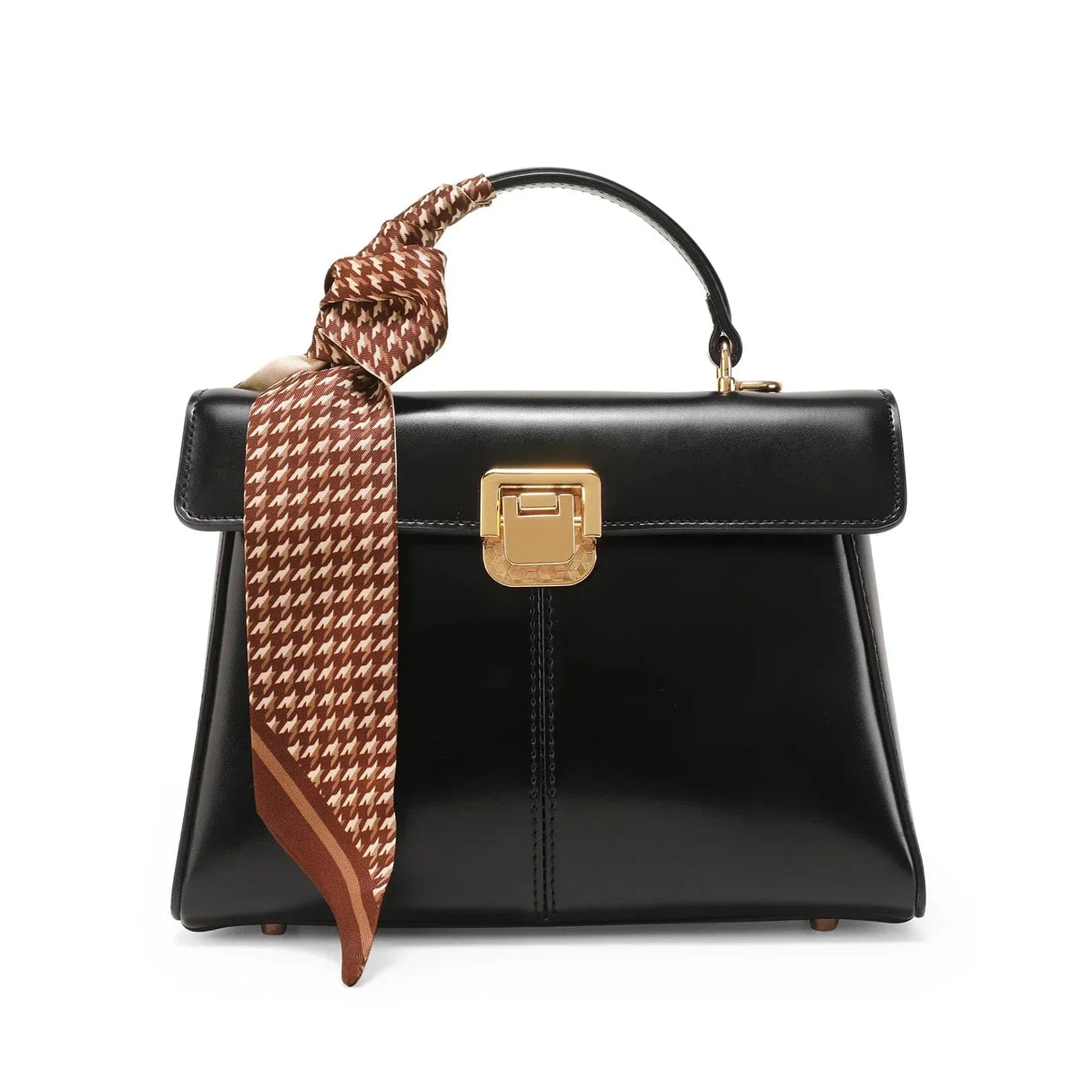 Petit sac bandoulière femme en cuir, cinq coloris dont ivoire, noir