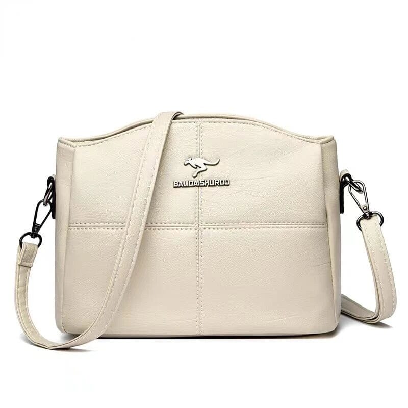 Sac bandoulière femme structuré, 23 x 18 x 13 cm, six coloris