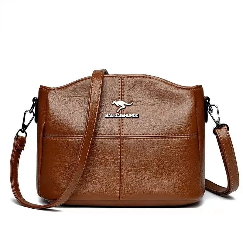 Sac bandoulière femme structuré, 23 x 18 x 13 cm, six coloris