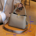 Sac bandoulière femme en cuir zippé, six coloris