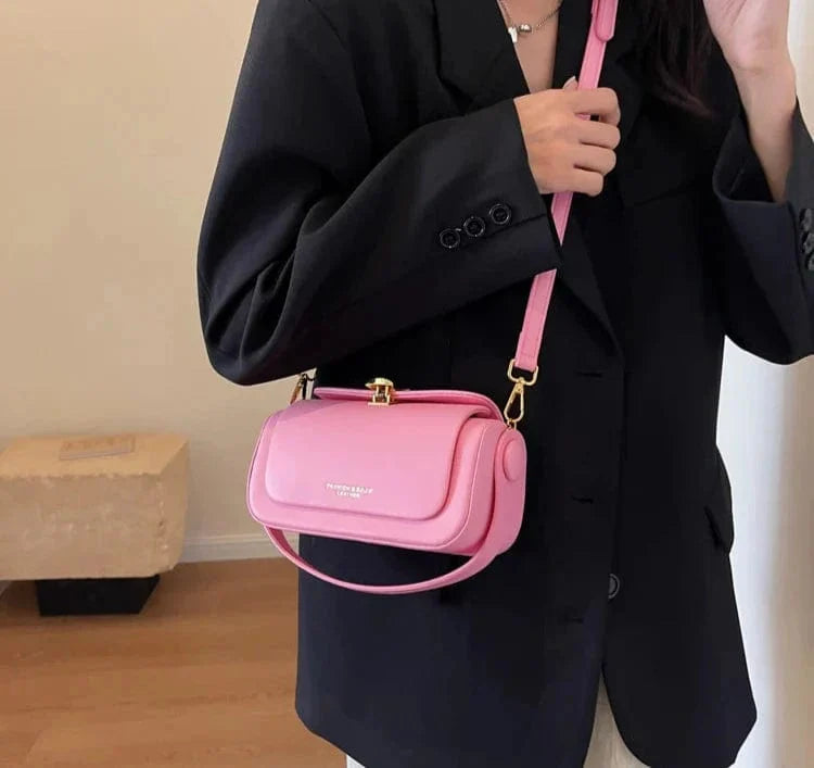 Sac à main bandoulière femme en similicuir, quatre coloris