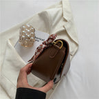 Petit sac bandoulière femme en similicuir, fermeture éclair