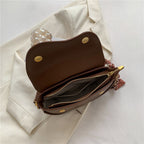 Petit sac bandoulière femme en similicuir, fermeture éclair