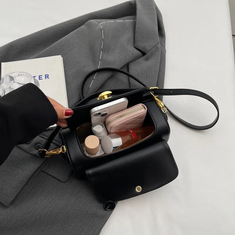 Sac à main bandoulière femme en similicuir, quatre coloris