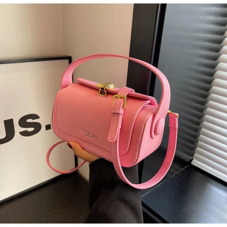 Sac à main bandoulière femme en similicuir, quatre coloris