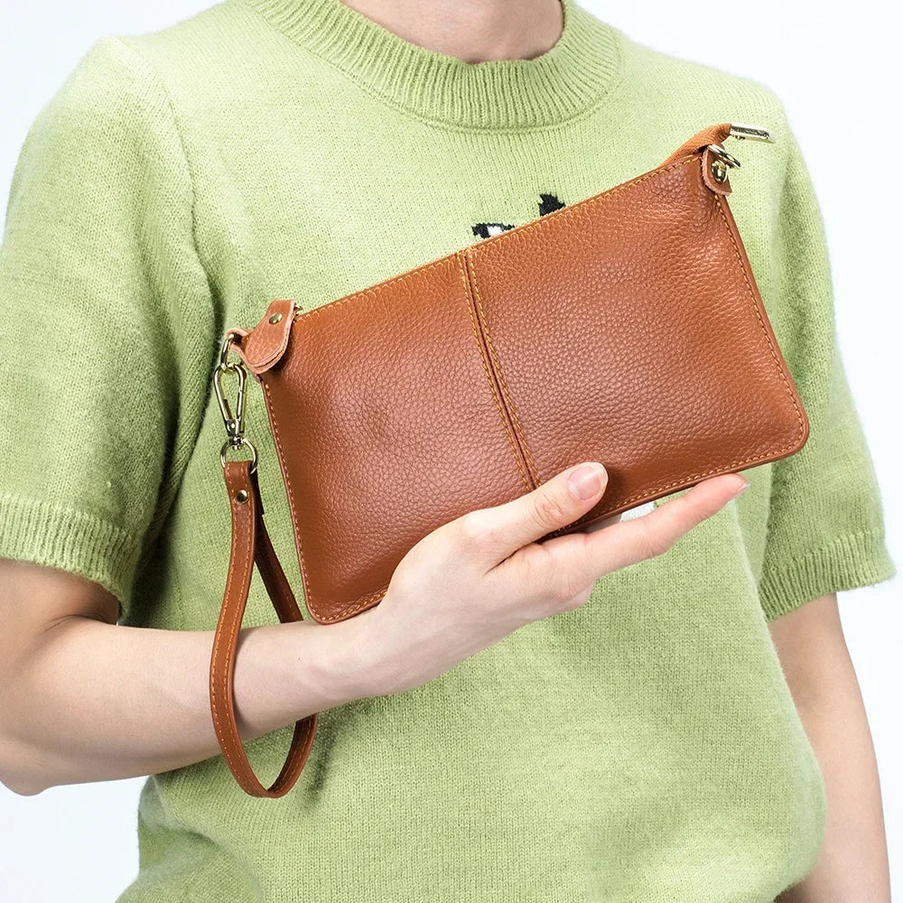 Sac bandoulière rectangulaire femme en similicuir grainé