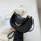Sac rond rigide femme à deux anses, cinq coloris, noir