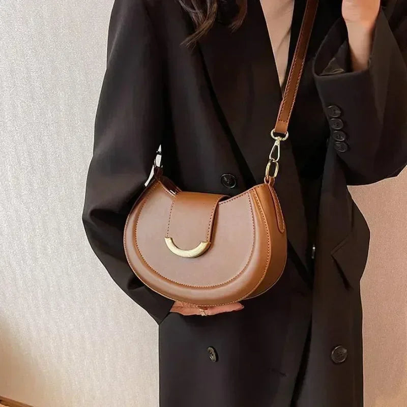 Sac rond rigide femme à deux anses, cinq coloris