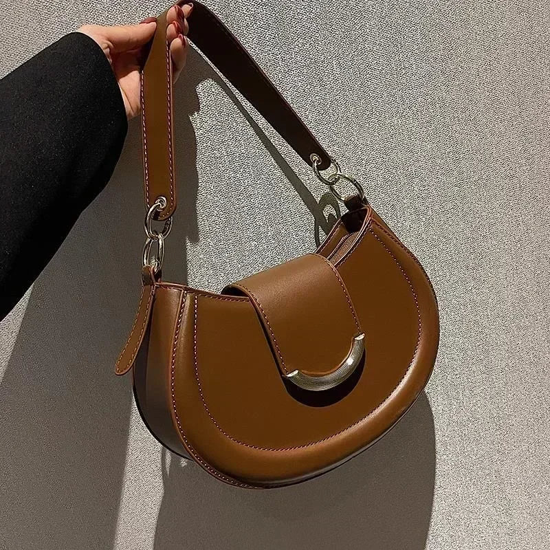 Sac rond rigide femme à deux anses, cinq coloris