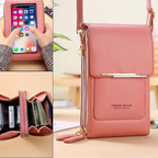 Sac bandoulière femme avec fenêtre tactile pour téléphone