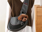 Sac de transport pour chien en bandoulière rembourrée, S ou L