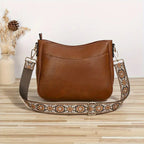 Sac bandoulière femme compact, poche zippée, trois coloris