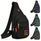 Sac bandoulière homme, trois compartiments, déperlant