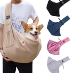 Sac de transport bandoulière pour petit chien ou chat, 7 coloris, noir