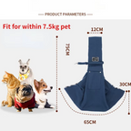 Sac de transport bandoulière pour petit chien ou chat, 7 coloris