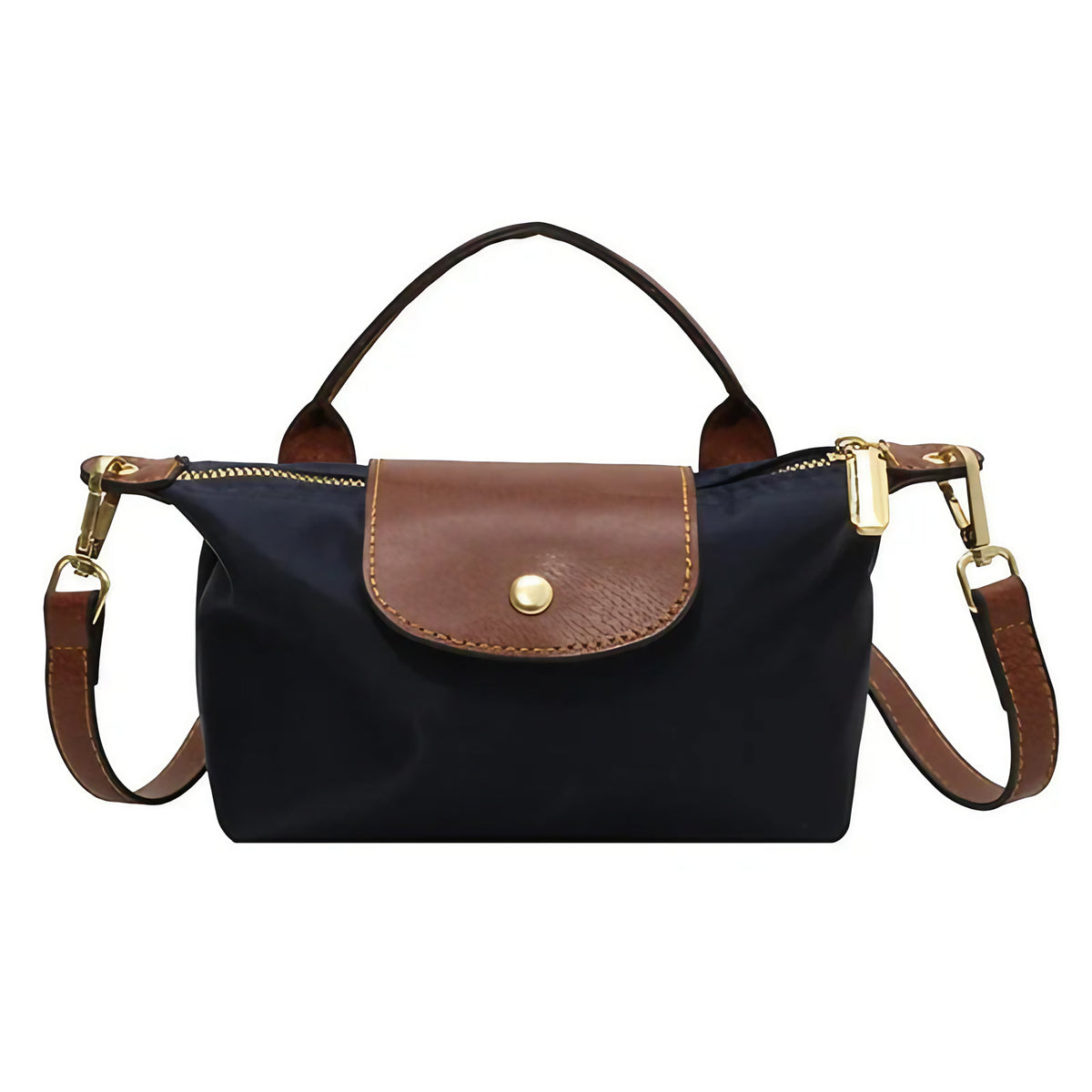 Petit sac bandoulière femme, 19 x 10 x 6 cm, trois coloris, bleu