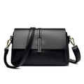 Sac besace femme en similicuir à pompons, cinq coloris, noir