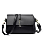 Sac besace femme en similicuir à pompons, cinq coloris, noir