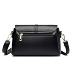 Sac besace femme en similicuir à pompons, cinq coloris