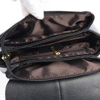 Sac besace femme en similicuir à pompons, cinq coloris
