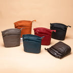 Sac besace femme en similicuir, deux poches avant, six coloris