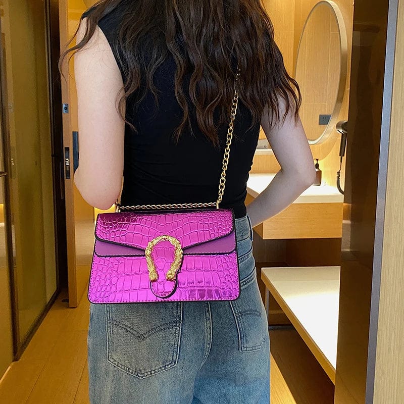 Sac besace femme en similicuir, bandoulière ajustable, six coloris