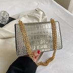 Sac besace femme en similicuir, bandoulière ajustable, six coloris