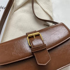 Petit sac besace femme en similicuir, bandoulière ajustable
