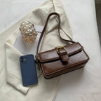Petit sac besace femme en similicuir, bandoulière ajustable