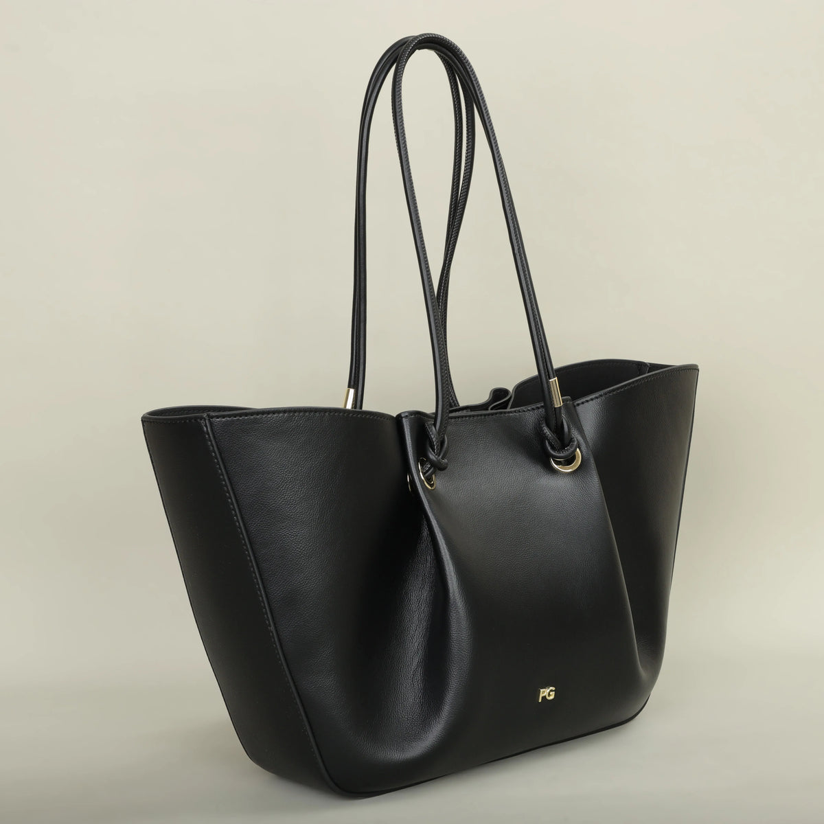 Sac cabas femme structuré en similicuir, fermeture aimantée