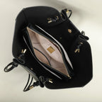 Sac cabas femme structuré en similicuir, fermeture aimantée