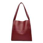 Sac cabas femme décontracté, kaki, noir ou rouge, rouge