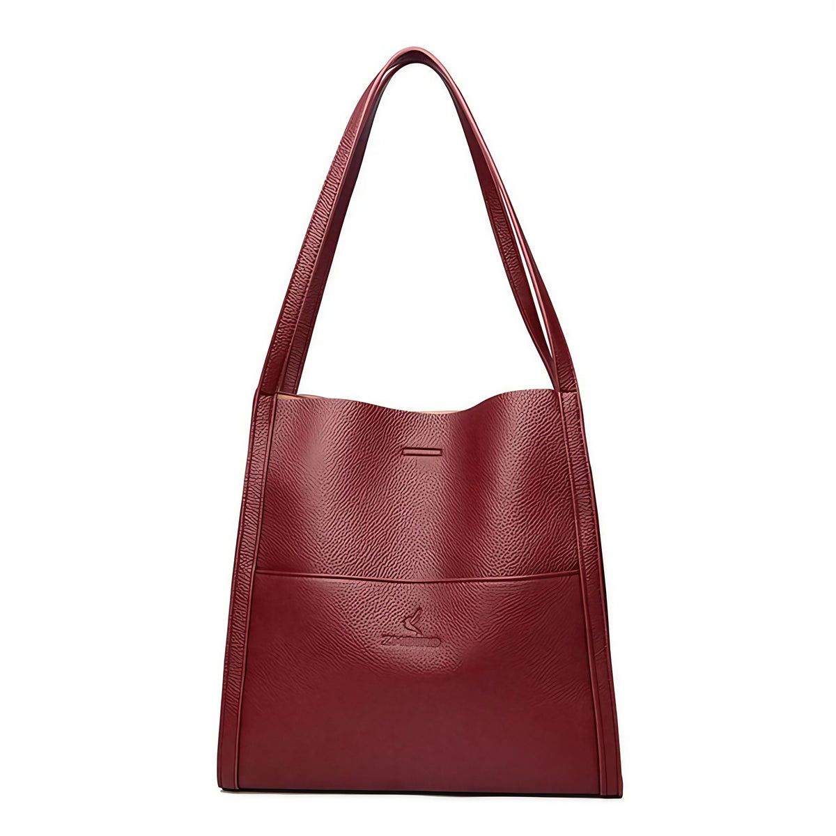 Sac cabas femme décontracté, kaki, noir ou rouge, rouge