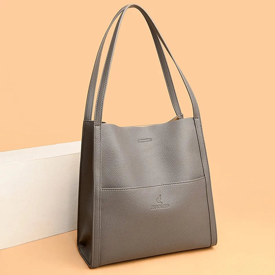 Sac cabas femme décontracté, kaki, noir ou rouge