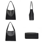 Sac cabas femme décontracté, kaki, noir ou rouge
