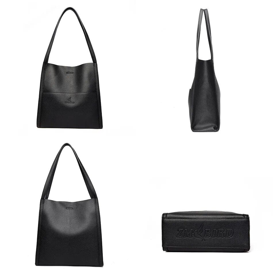 Sac cabas femme décontracté, kaki, noir ou rouge
