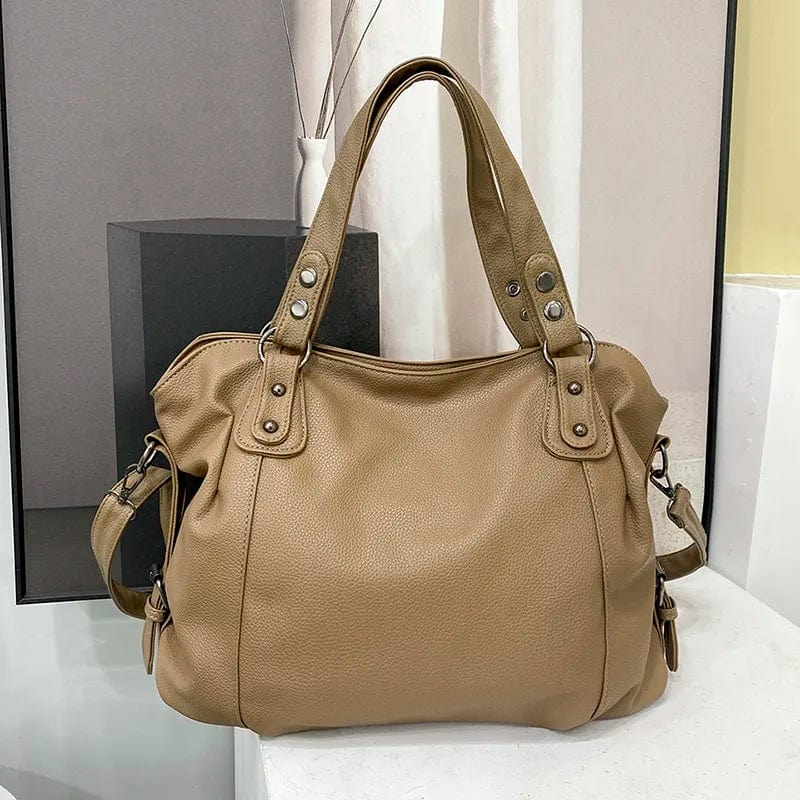 Sac cabas femme en similicuir souple, ordinateur 15,6 pouces