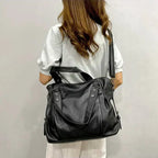 Sac cabas femme en similicuir souple, ordinateur 15,6 pouces
